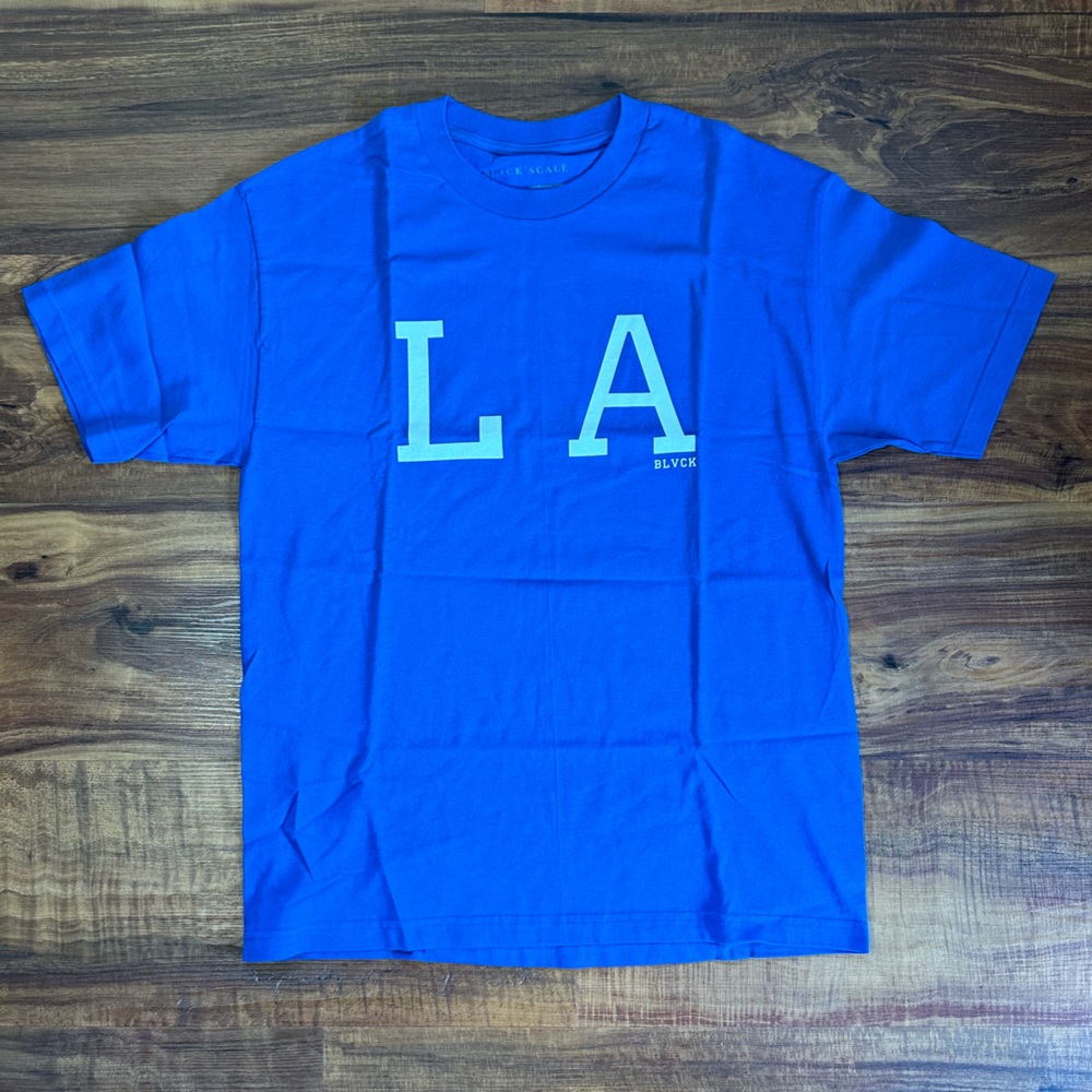 Black Scale Large New Blue Tee